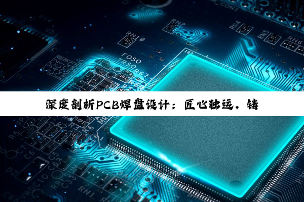深度剖析PCB焊盘设计:匠心独运,铸就卓越电子产品基石