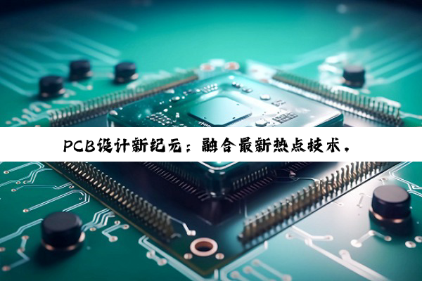PCB设计新纪元:融合最新热点技术,详解高效智能化设计流程