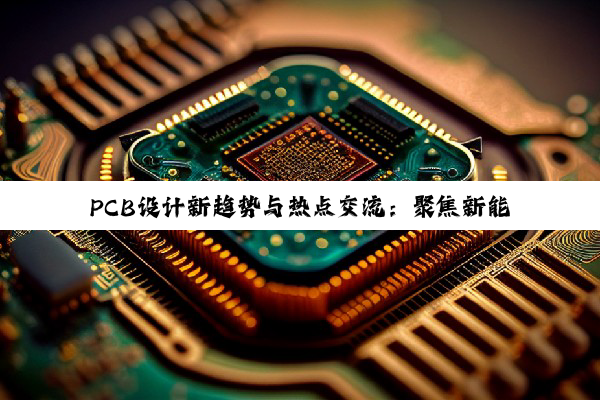 PCB设计新趋势与热点交流:聚焦新能源汽车与绿色环保技术