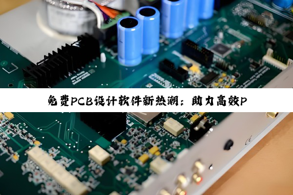 免费PCB设计软件新热潮：助力高效PCB设计，引领电子行业新趋势