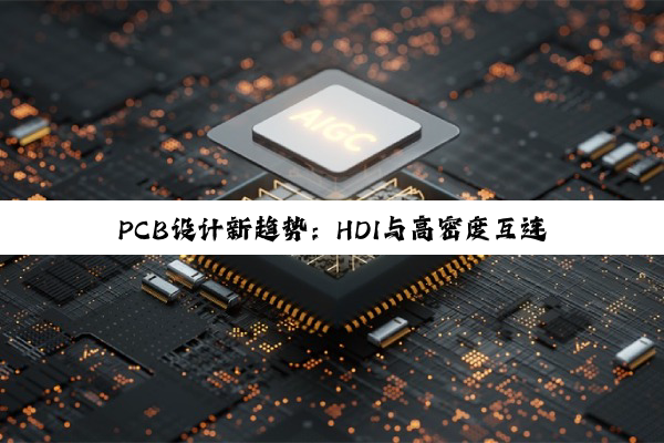 PCB设计新趋势:HDI与高密度互连技术引领行业热点