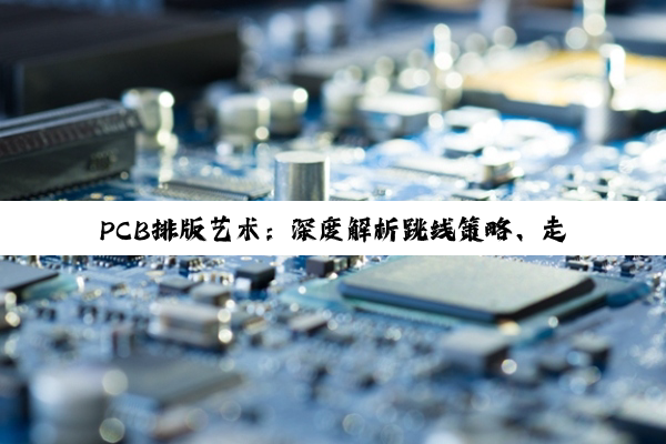 PCB排版艺术:深度解析跳线策略、走线技巧与高效复制方法