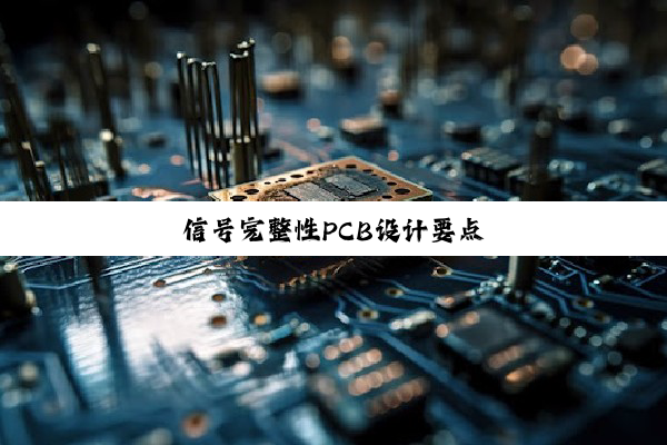 信号完整性PCB设计要点