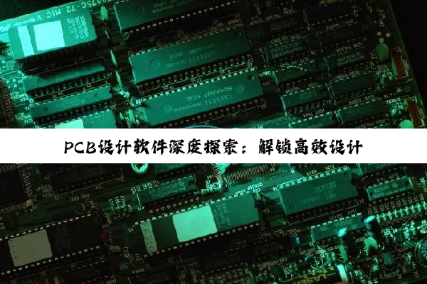 PCB设计软件深度探索:解锁高效设计之门的钥匙