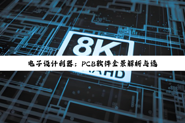 电子设计利器:PCB软件全景解析与选型指南
